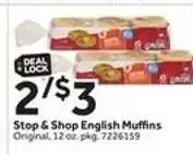Stop&Shop Stop & Shop English Muffins offer