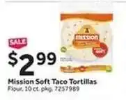 Stop&Shop Mission Soft Taco Tortillas offer