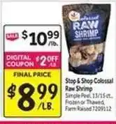 Stop&Shop Stop & Shop Colossal Raw Shrimp offer