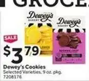 Stop&Shop Dewey's Cookies offer