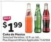 Stop&Shop Coke de Mexico offer