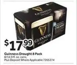 Stop&Shop Guinness Draught 8 Pack offer