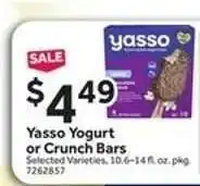 Stop&Shop Yasso Yogurt or Crunch Bars offer