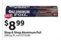 Stop&Shop Stop & Shop Aluminum Foil offer
