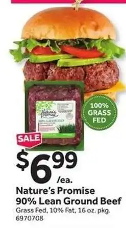 Stop&Shop Nature’s Promise 90% Lean Ground Beef offer