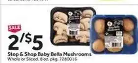 Stop&Shop Stop & Shop Baby Bella Mushrooms offer