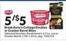 Stop&Shop Breakstone's Cottage Doubles or Cracker Barrel Bites offer