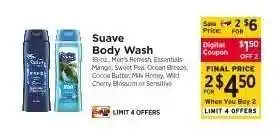 ShopRite Suave Body Wash offer