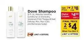 ShopRite Dove Shampoo offer