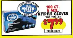 Ollie's NITRILE GLOVES offer
