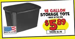 Ollie's STORAGE TOTE offer