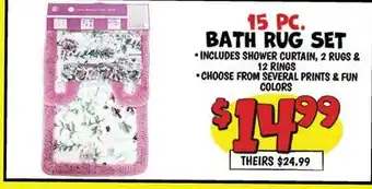 Ollie's BATH RUG SET offer