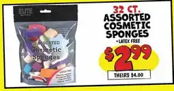 Ollie's ASSORTED COSMETIC SPONGES offer