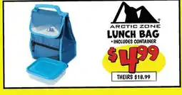 Ollie's ARCTIC ZONE LUNCH BAG-INCLUDES offer