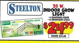 Ollie's STEELTON INDOOR GROW LIGHT offer