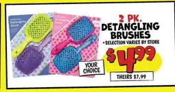 Ollie's DETANGLING BRUSHES offer