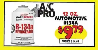 Ollie's AUTOMOTIVE R134A offer