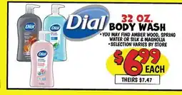Ollie's Dial BODY WASH offer