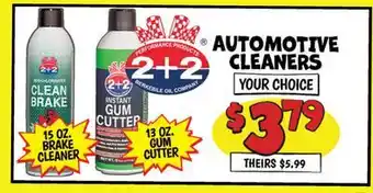 Ollie's AUTOMOTIVE CLEANERS offer