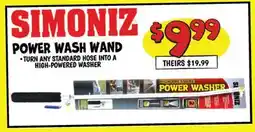 Ollie's SIMONIZ POWER WASH WAND offer