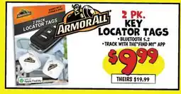 Ollie's ARMORALL KEY LOCATOR TAGS offer