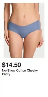 Victoria's Secret No-Show Cotton Cheeky Panty offer