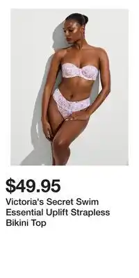 Victoria's Secret Victoria's Secret Swim Essential Uplift Strapless Bikini Top offer