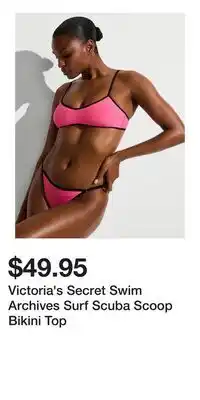 Victoria's Secret Victoria's Secret Swim Archives Surf Scuba Scoop Bikini Top offer