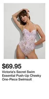 Victoria's Secret Victoria's Secret Swim Essential Push-Up Cheeky One-Piece Swimsuit offer