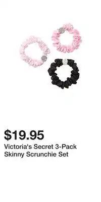 Victoria's Secret Victoria's Secret 3-Pack Skinny Scrunchie Set offer