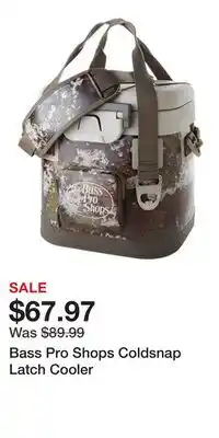 Cabela's Bass Pro Shops Coldsnap Latch Cooler offer