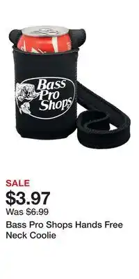 Cabela's Bass Pro Shops Hands Free Neck Coolie offer