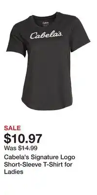 Cabela's Cabela's Signature Logo Short-Sleeve T-Shirt for Ladies offer