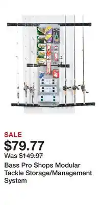 Cabela's Bass Pro Shops Modular Tackle Storage/Management System offer