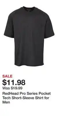 Cabela's RedHead Pro Series Pocket Tech Short-Sleeve Shirt for Men offer