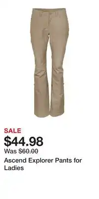 Cabela's Ascend Explorer Pants for Ladies offer