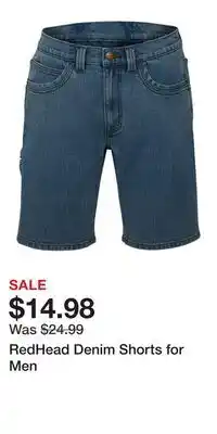 Cabela's RedHead Denim Shorts for Men offer