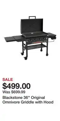 Cabela's Blackstone 36'' Original Omnivore Griddle with Hood offer