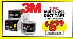 Ollie's 3M MULTI-USE DUCT TAPE offer