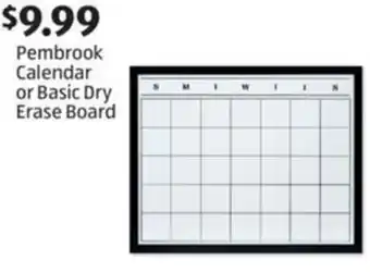 Aldi Pembrook calendar or basic dry erase board offer