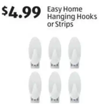 Aldi Easy home hanging hooks or strips offer
