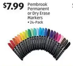 Aldi Pembrook permanent or dry erase markers offer