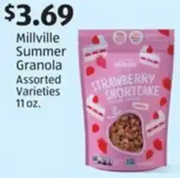 Aldi Millville summer granola assorted varieties offer