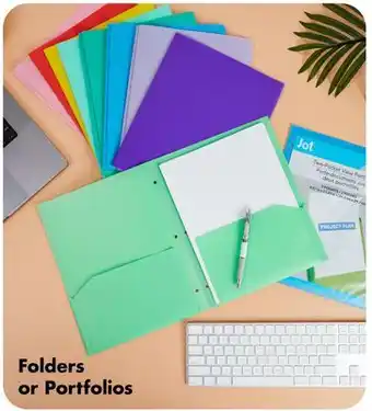 Dollar Tree Folders or Portfolios offer
