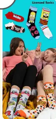 Dollar Tree Licensed Socks offer