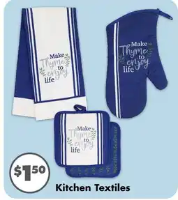 Dollar Tree Kitchen Textiles offer