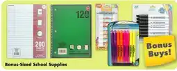 Dollar Tree Bonus-Sized School Supplies offer