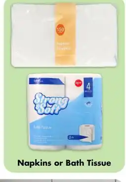 Dollar Tree Napkins or Bath Tissue offer