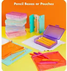 Dollar Tree Pencil Boxes or Pouches offer
