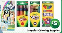 Dollar Tree Crayola Coloring Supplies offer